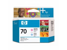 HP 70 Light Magenta and Light Cyan Printhead