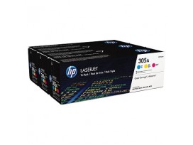 HP 305A CYM Tri-Pack Laserjet Toner Cartridge