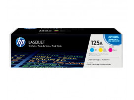 HP 125A CYM Tri-Pack LaserJet Toner Cartridge