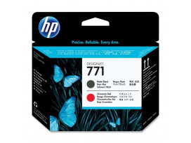 HP 771 Matte Black/Chromatic Red Designjet Printhead