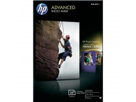 HP Advanced Glossy Photo Paper-25 sht/10 x 15 cm borderless