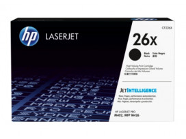 HP 26X High Yield Black Original LaserJet Toner Cartridge (CF226X)