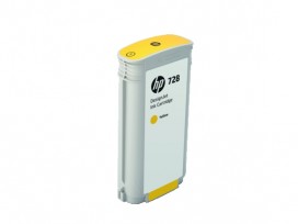 HP 728 130-ml Yellow DesignJet Ink Cartridge