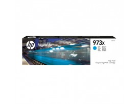 HP 973X High Yield Cyan Original PageWide Cartridge