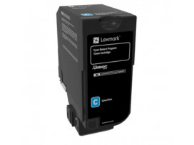 Lexmark Cyan Return Programme Toner Cartridge