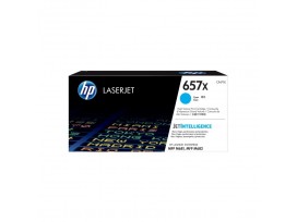 HP 657X High Yield Cyan Original LaserJet Toner Cartridge (CF471X)