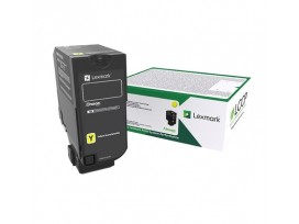 Lexmark CS727de/728de/CX727de Standard Standard Yellow Return Programme Toner Cartridge