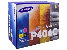 Samsung CLT-P406C 4-pk CYMK Toner Crtg