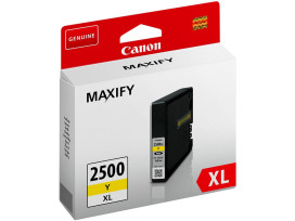 Canon PGI-2500XL Y + Canon Plus Glossy II PP-201, 10x15 cm, 100 sheets