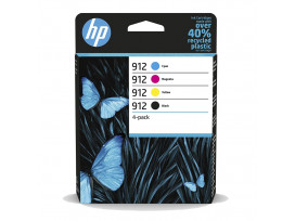 HP 912XL High Yield C/M/Y/K Original Ink Cartridge 4-Pack