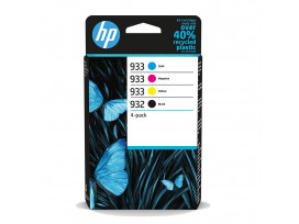 HP 932 Black / 933 CMY Original Ink Cartridge 4-Pack