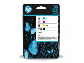 HP 950 Black / 951 CMY Original Ink Cartridge 4-Pack