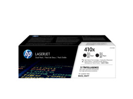 HP 410X 2-pack High Yield Black Original LaserJet Toner Cartridges