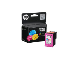 HP 308 Black/Tri-Color Original Ink Cartridge Combo 2-Pack