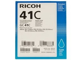 Мастило гел RICOH GC41C, 2200 копия Cyan