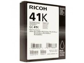 Мастило гел RICOH GC41K, 2500 копия, Черен