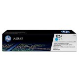 HP 126A Cyan LaserJet Toner Cartridge