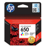 HP 650 Tri-color Ink Cartridge