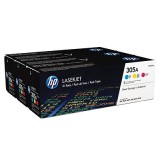 HP 305A CYM Tri-Pack Laserjet Toner Cartridge