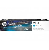 HP 981A Cyan Original PageWide Cartridge