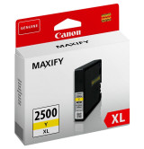Canon PGI-2500XL Y + Canon Plus Glossy II PP-201, 10x15 cm, 100 sheets