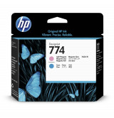 HP 774 Light Magenta/Cyan DesignJet Printhead