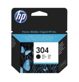 HP - Оригинална мастилница 304 Black, N9K06AE